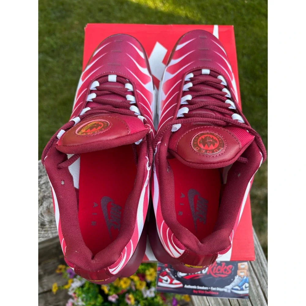 Nike Air Max Plus TN SE Team‎ Red Speed Red White AQ0237-101 Mens Size 10